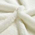 thumbnail image 2 of Home Soft Things Heavy Faux Fur 2 Piece Throw Pillow Cover Set - Antique White - 20" x 20", 2 of 5