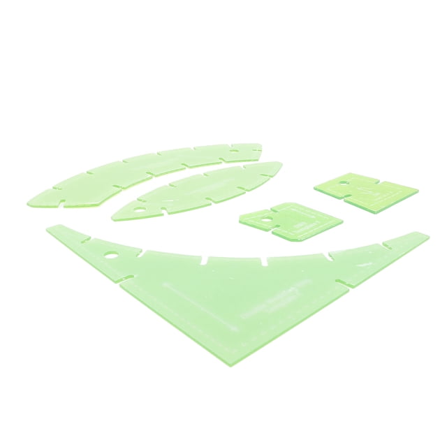 Quilting Template, Sturdy Multi Functional Quilting Template Set Reusable for Crafts