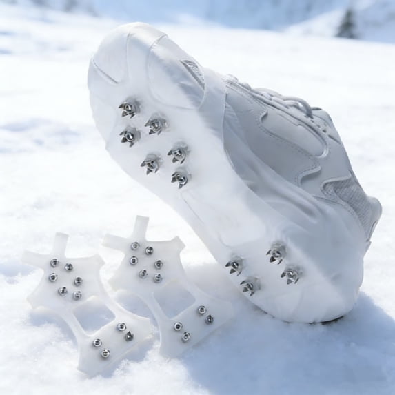 For Shoes Winter 10 Steel Teeth Shoe For On Non Chains For Shoes Shoes Against Smooth Ice For Hiking Shoes Outdoor Running Hiking Disposable Hair Covers Step on Shoe Covers Cowboy Boot Covers for
