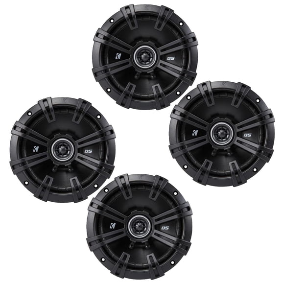 Kicker DSC670 6.75-Inch (165mm) Coaxial Speakers, 4-Ohm bundle