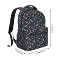 thumbnail image 2 of Fotbe Spaceships And Stars In Outer Space Pattern Casual Backpack for School, Travel, and Outdoor Activities - Durable, Lightweight, and Comfortable, 2 of 5