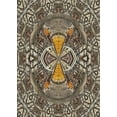 thumbnail image 1 of Ahgly Company Indoor Rectangle Patterned Light French Beige Brown Novelty Area Rugs, 2' x 5', 1 of 6