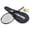Black 1pc(Free Bag&Ball), variant on SALYWEE Golden Dragon Series Tennis Racquet, Pre-Strung, Black/White, 11.3 oz. Weight, 105 Sq. in. Racquet Head Size