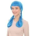 thumbnail image 3 of Womens Candy Girl Wig | sky Blue Cartoon Film Series Wig | Premium Breathable Capless Cap, 3 of 33