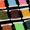 thumbnail image 4 of jinwen 15 Cards 5m/card Fly Fishing Tinsel Chenille Crystal Flash Line Nymph Streamers, 4 of 9