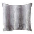 thumbnail image 1 of SARO LIFESTYLE Collection Wilma Imprimé Animal Intemporel Coussin en Fausse Fourrure, 20", Gris, 1 of 1