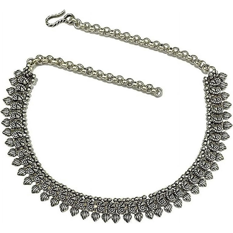 Necklace oxidised silver choker for women fashion traditional