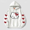 thumbnail image 1 of Kuromi Sanrio-sudaderas con capucha para niños y niñas, jerséis 3D de dibujos animados, abrigo para niños pequeños, primavera y otoño, 1 of 4