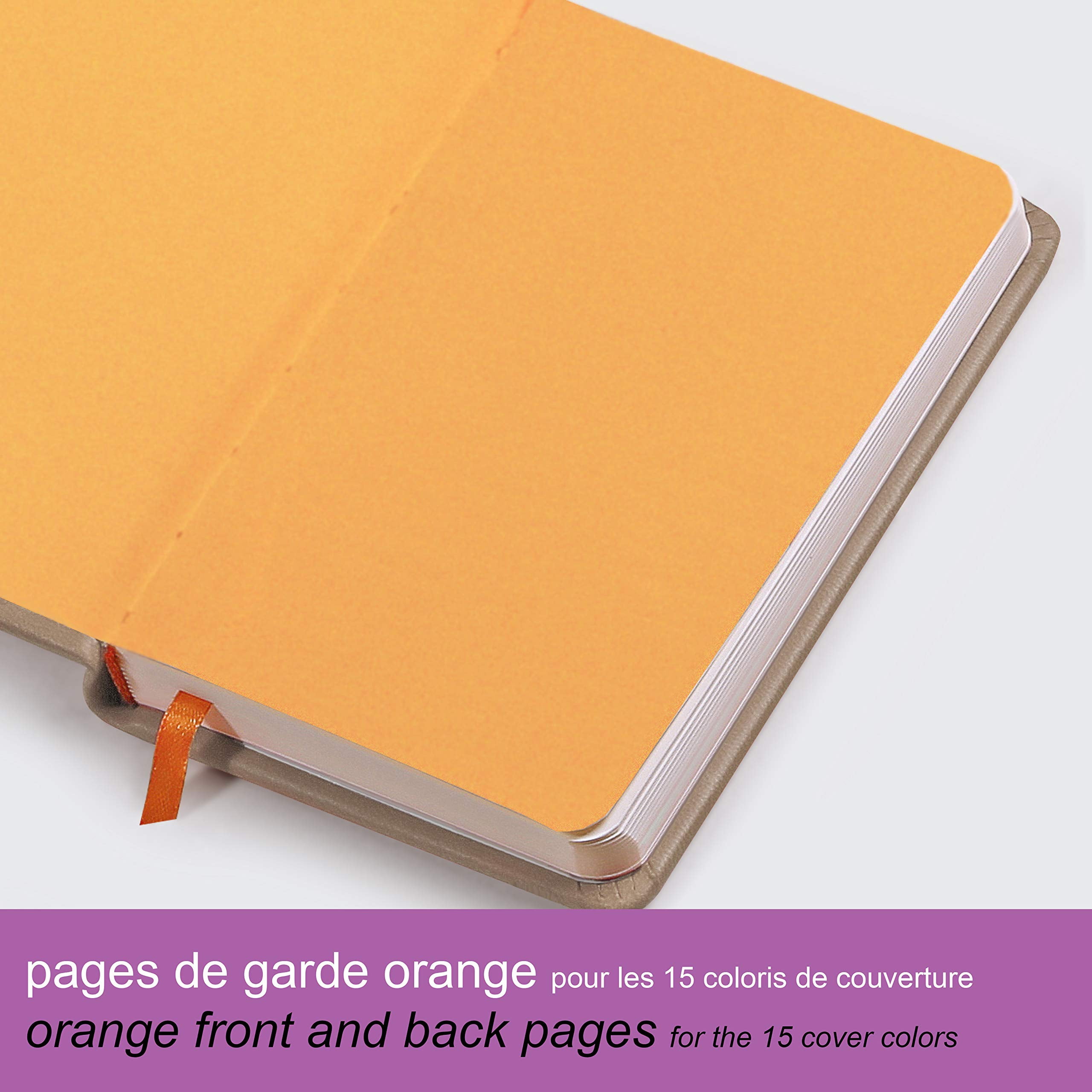 Rhodiarama Hardcover Notebook - Lilac, A5