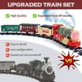 thumbnail image 6 of JoyStone Electric Train Set Toys for Boys with Smokes, Lights & Sound, Tracks, Toddler Model Train Set with Steam Locomotive Engine & Cargo Cars and Tracks, Christmas Toy Train for Kids, 6 of 8