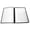 As Shown, variant on Sipeihong Transparent Menu Covers A4 Size - Restaurant Kitchen Supplies - 4 Pages