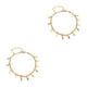 thumbnail image 2 of Qarigey Tobillera en capas de tobillo Tobilleras para mujer Adornos Cadenas para pies Oro Type2 NO2, 2 of 6