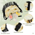 thumbnail image 4 of Fringe Crossbody Bag Women's Crossbody Handbags 13.39x6.69x3.62Inch Bank Card Bag Cash Bag Key Bag Go Shopping Fashion Smiling Bees Yellow Honeycomb, 4 of 7
