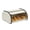 Beige, variant on Stainless Steel Roll Top Bread Box for Kitchen Counter, Bread Storage Holder - Beige