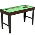 thumbnail image 1 of Soozier 55" Mini Pool Table, Billiard Table Set for Kids and Adults, Green, 1 of 10