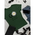 thumbnail image 3 of Go Daisies Positive Quote T-Shirt Women -Image by Shutterstock, Female x-Large, 3 of 4