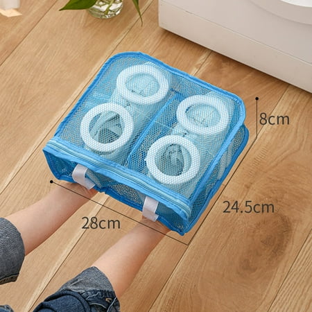 

Laundry Bag Shoes Washing Drying Separated Mesh Sneakers Protective Pouch