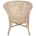 thumbnail image 7 of SAFAVIEH Dustin Rattan Accent Chair w/ Cushion, Grey White Wash, 7 of 7