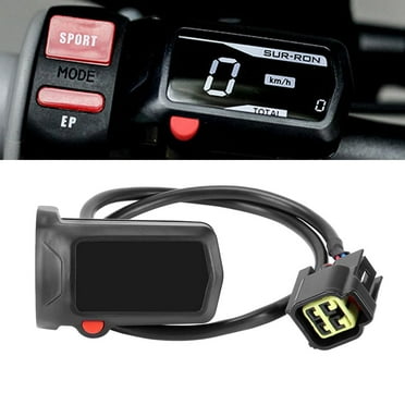 Electric motorcycle hour meter digital display instrument panel instrument cluster electric bicycle lights