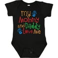 thumbnail image 3 of Inktastic Mommy and Daddy Love Me Boys or Girls Baby Bodysuit, 3 of 5