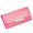 Watermelon red, variant on Kmbangi Women's Large Capacity Purse Hardware Rhombus Snap Button Wear Resistant Zipper Closure Long Wallet