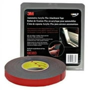 3m 06383 Automotive Acrylic Plus Attachment Tape, Black, 7/8" X 20 Yds.