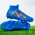 thumbnail image 4 of Zapatos de fútbol ultraligeros y cómodos para hombre, tacos deportivos de entrenamiento para césped, botas largas con picos, botas de pie de alta calidad, 4 of 5