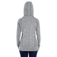 thumbnail image 3 of J America Ladies' Cosmic Contrast Fleece Hood - JA8616, 3 of 4