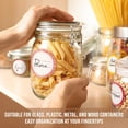 thumbnail image 4 of Dissolvable Canning Labels for Jars ??200 Food Labels Stickers That Dissolve In Water In 30 Seconds ??2 In. Round, Removable Labels for Food Container Prep, Canning and Pantry Storage, 4 of 5
