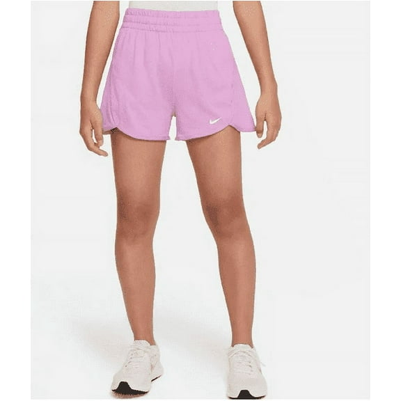 Nike Girls' Dri-FIT Breezy High-Waisted Training Shorts Size XL