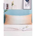 thumbnail image 2 of LightSalmon Ombre Body Pillow Covers, Modern Gradient Abstract Art Soft Bed Throw Pillowcases Breathable Cooling Long Lumbar Body Pillow Sham Cover for Bed Sofa 20''x54'', 2 of 7