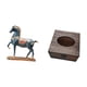 thumbnail image 5 of Elegante caja de pañuelos con escultura de caballo de madera, decoración para sala de estar, escritorio, estantería, baño, coche, organizador para el, 5 of 8