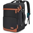 thumbnail image 1 of Mochila de viaje Velaybor 40L con puerto de carga USB negra, 1 of 7