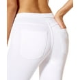 thumbnail image 3 of No nonsense Women's Classic Denim Indigo Capri Legging, White, X-Large, 3 of 3