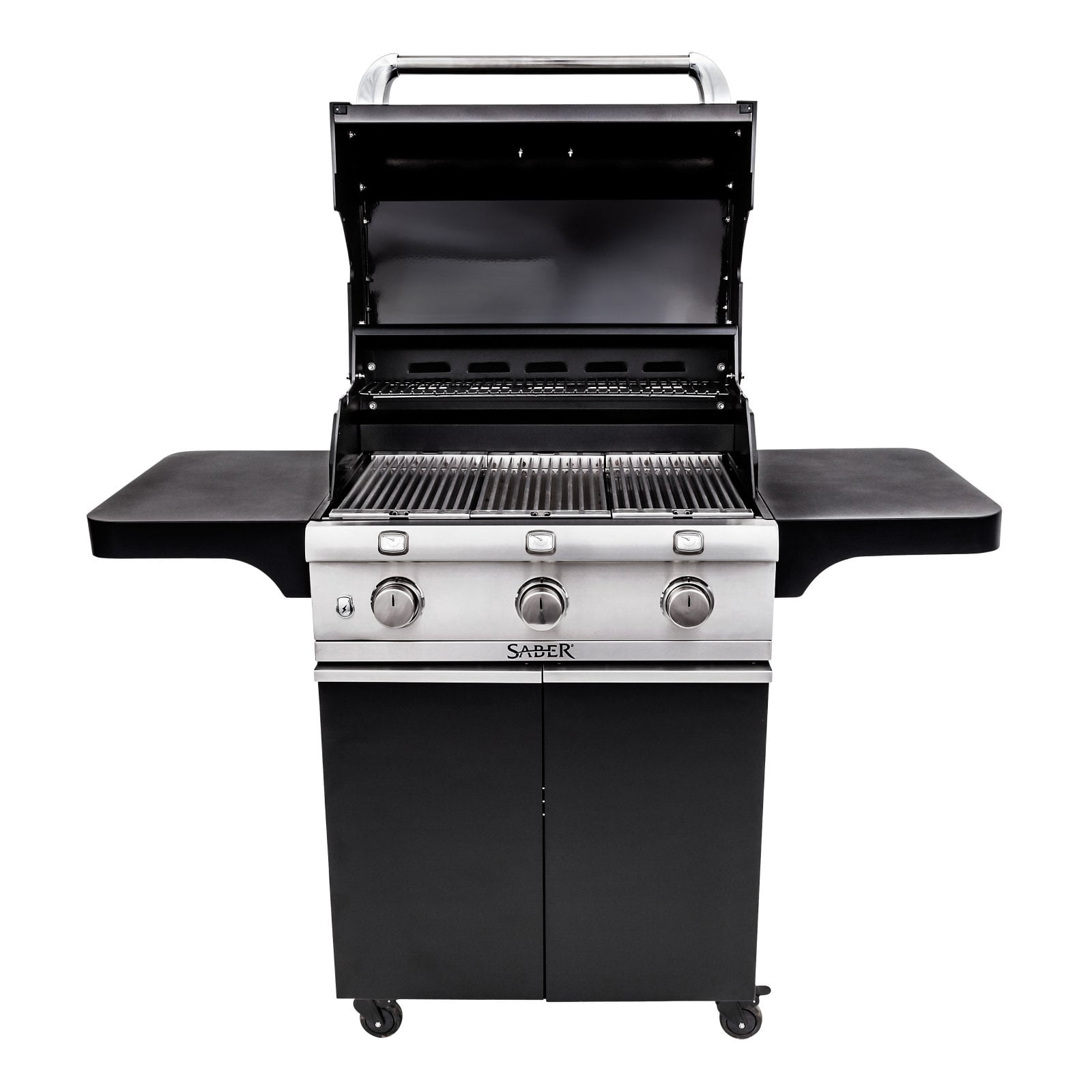 SABER® Deluxe Black 3-Burner Gas Grill