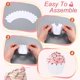 thumbnail image 4 of Uxcell 50-Pack Forros de Cupcake Decoración en Olas Tazas de Hornear Estándar para Bodas y Fiestas de Cumpleaños [Plateado Reflectante], 4 of 6