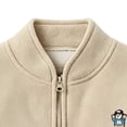 thumbnail image 3 of YUANxueke Casual Athletic Fleece Jacket for Kids, Full Zip Long Sleeve Warm Coat, Fashion Sports Outwear with Patchwork Pockets, 3 of 7