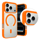 thumbnail image 4 of Funda Transparente para iPhone 17 Pro Max con Color NARANJA Compatible con MagSafe para iPhone 17 Pro Max, Protección Antigolpes Ultrafina, TPU + Silicona Resistente, 4 of 6