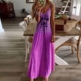 thumbnail image 1 of Liquidación ICHUANYI, vestido sexy a la moda para mujer, vestido halter con estampado de color degradado y cuello en V suelto ICHUANYI WER202308214171, 1 of 4