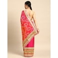 thumbnail image 3 of Bandhani Gotta Patti Pure Chiffon Saree - 24342744, 3 of 8