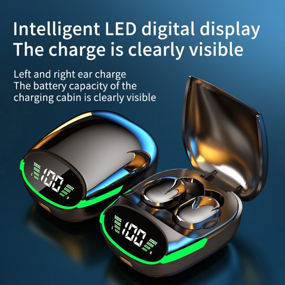 FYHALE Digital Display New Wireless Bluetooth Headset HIFI Sound Quality In-ear Mini Automatic Pairing