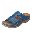 thumbnail image 2 of Sandalias en línea para mujer adulta con tacón de cuña informal de talla grande de estilo nuevo de verano Wmkox8yii hj789, 2 of 3