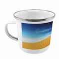 thumbnail image 2 of Landscape Steel Camping Mug, Hot Desert Sand Dunes and Dry Plants Open Sky Nature Art Print, Printed Thermal Cup for Camping and Outdoor Activities, by Ambesonne, 2 of 2