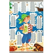 Homier Collection Short Fringed, Punto Series Washable Anti-Slip Base Antibacterial Carpet for Children's Room CK-10007B