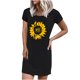 thumbnail image 1 of Vestido Seaxy de manga corta con estampado de verano y cuello redondo informal a la moda para mujer Fridja  bnh3259, 1 of 4
