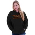 thumbnail image 3 of Scary Without A Costume Halloween Unisex Plus Fleece Graphic Hoodie Brisco Brands 2X, 3 of 5