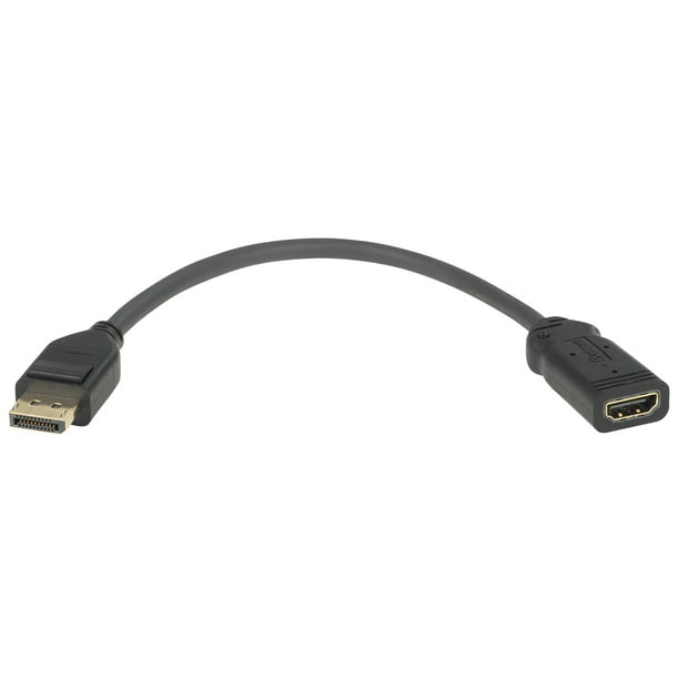 4K 6" DisplayPort Male to HDMI Active Adapter Cable - Walmart.com