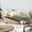 Brown Geometric Geometric 69" x 16" x 18", variant on DecMode 57" x 30" Brown Wood Diagonal Open Frame Console Table with Grey Metal Base, 1-Piece