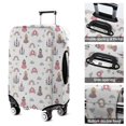 thumbnail image 5 of Beige Princess Castle Rainbow Pattern Luggage Cover Fashion Suitcase Cover Baggage Covers Fit 25-28 Inch Luggage (Go Travel), 5 of 5