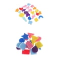 thumbnail image 1 of 42 piezas de esponjas de pintura de formas geométricas múltiples, sellos de pintura de esponja para niños , juguetes de aprendizaje, fabricaci, 1 of 9